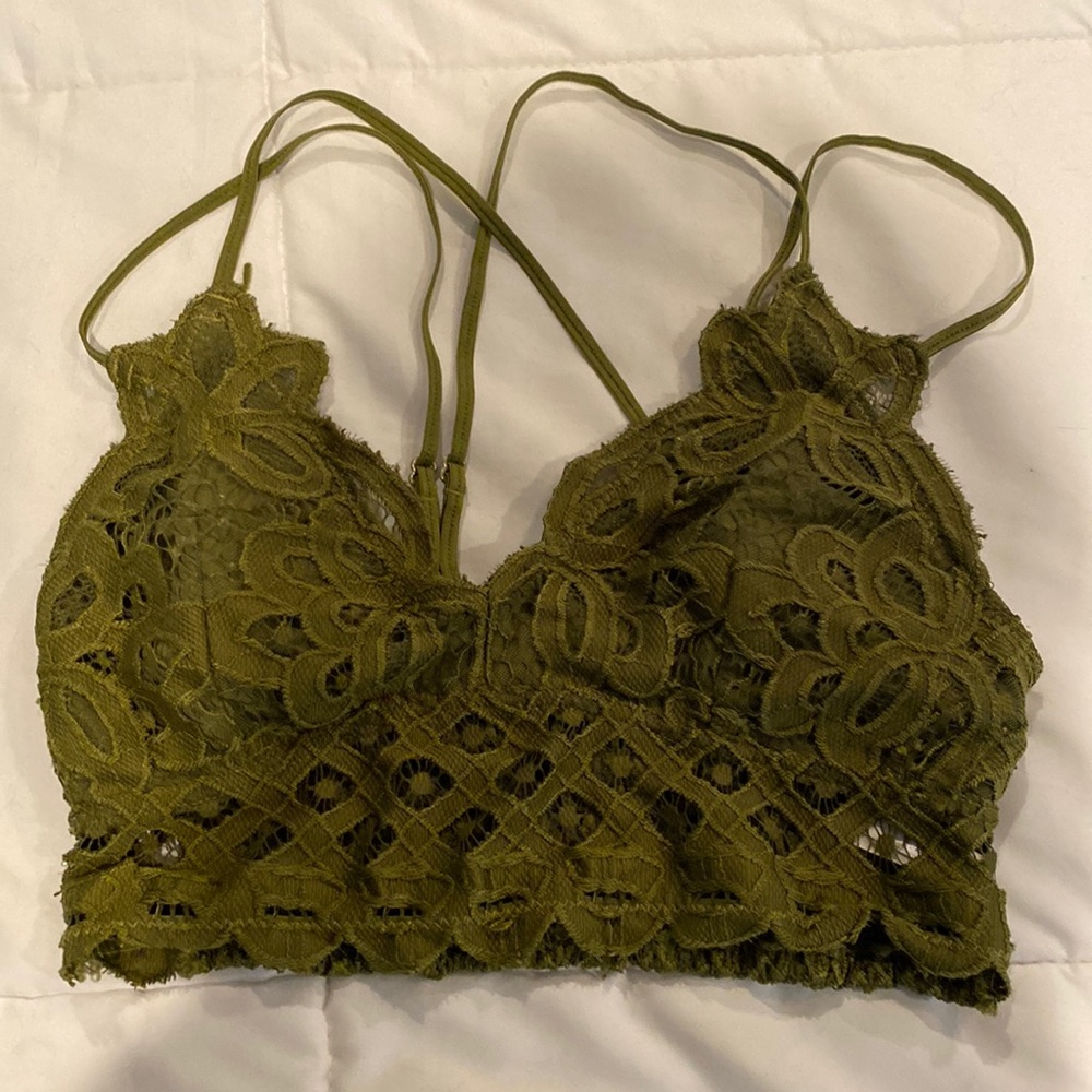 Strappy lace bralette
